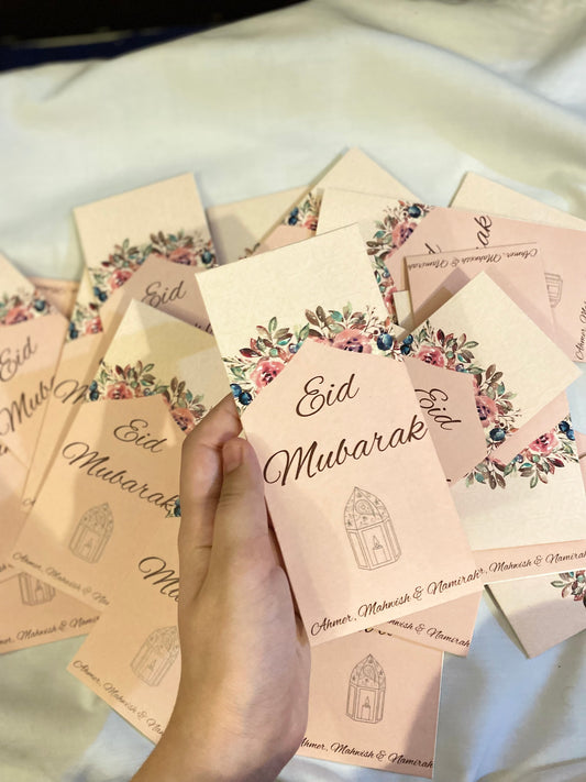 Eidi envelopes- Pink Floral