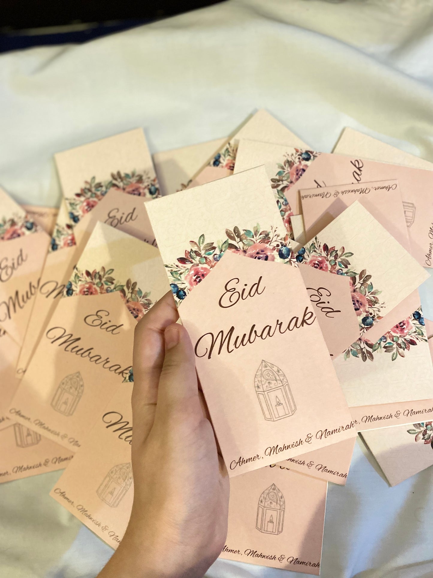 Eidi envelopes- Pink Floral